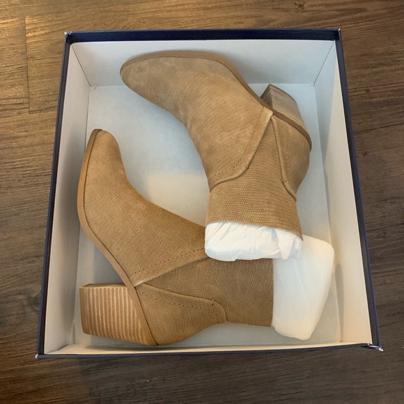 splendid cherie block heel booties